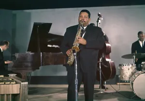 Vintage Jazz Photography Drucke: Performing