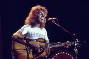 Vintage Guitar Player Drucke: Peter Frampton Performing