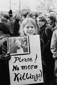 Vietnam War Protests Drucke: Please! No More Killings!
