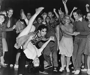 Classic Rock And Roll Era Drucke: Swing Dancing