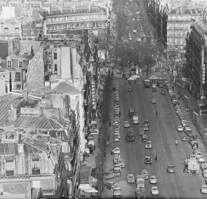 Parisian Landscape Photography Drucke: View From The Arc De Triomphe