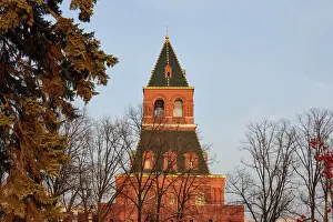 Russia Architecture Drucke: Moscow Kremlin