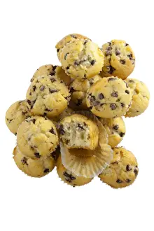 Sweet Pastry Desserts Drucke: Muffins with chocolate chips