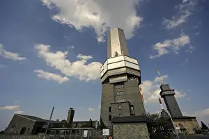 Daytime Aerial Photography Europe Drucke: Observation tower and transmitters