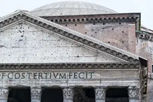 Travel Destinations Italy Drucke: The old Pantheon