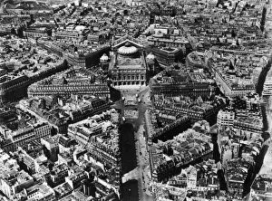 Parisian Street Scenes Drucke: Opera From The Air