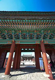 Seoul Cityscape Photography Drucke: Palace Entry