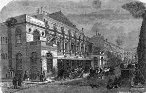 19th Century Artwork Prints Drucke: Paris Opera