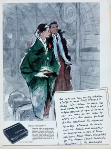 Vintage Chocolate Advertisement Drucke: Black Magic