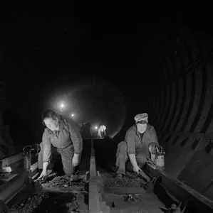 London Underground History Drucke: Tube Tunnel Cleaner