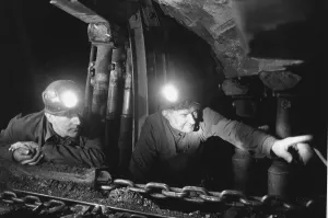 Vintage Coal Mining Images Drucke: Coal Pit Workers