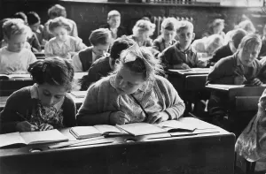 Black And White Classroom Photos Drucke: Copycat