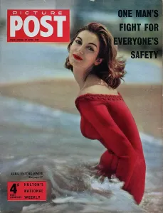 Woman In Swimsuit Drucke: Girl In The Swim