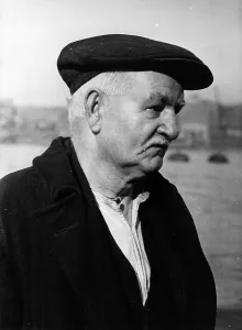 Vintage Black And White Image Drucke: Dejected Man