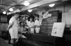 Black And White Naval Photos Drucke: Elections On Board