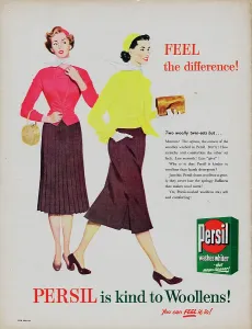 Vintage Advertisement Art Drucke: Feel The Difference!
