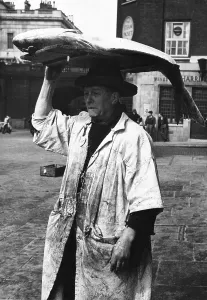 Early 20th Century London Life Drucke: Fish Head