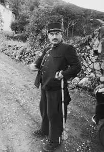 Vintage Postal Worker Drucke: French Postman