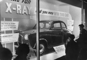 Vintage Car Advertising Drucke: Glasgow Tuberculosis Push