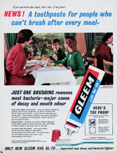 Classic British Trains Drucke: Gleem Toothpaste