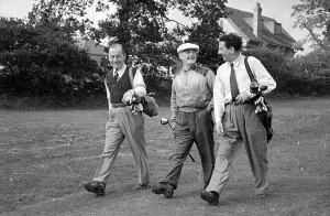 Classic British Comedy Stars Drucke: Golfing Sid