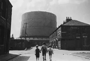 Retro Urban Landscape Photography Drucke: Middlesbrough