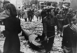 Bomb Damage In London Drucke: Devastation