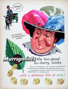 Retro Advertising Art Drucke: Murraymints