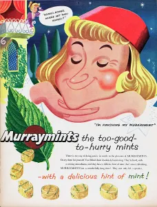 Retro Advertising Art Drucke: Murraymints