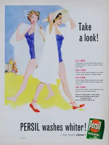 Vintage Advertisement Drucke: Persil