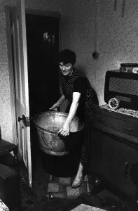 Welsh Village Scenes Drucke: Pithead Baths