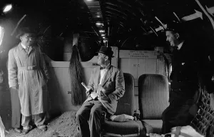 Black And White Horse Photos Drucke: On The Plane