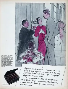Vintage Advertising Photography Drucke: Rowntree's Black Magic