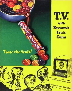 Television History UK Drucke: Rowntree's Fruit Gums