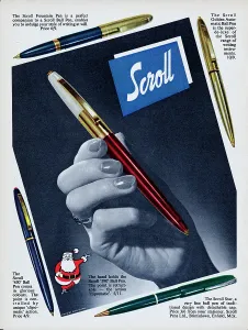 Hulton Archive Photography Drucke: Scroll Pens