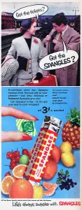 Vintage Food Advertising Drucke: Spangles