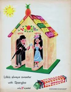 Vintage Advertisement Drucke: Spangles