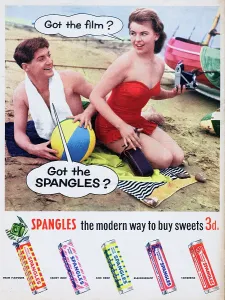 Retro Food Photography Drucke: Spangles Sweets