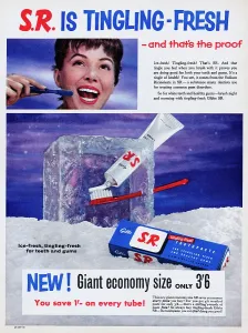 Vintage Toothpaste Advertisement Drucke: S.R. Toothpaste