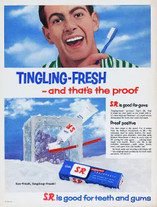 Vintage Toothpaste Ads Drucke: S.R. Toothpaste