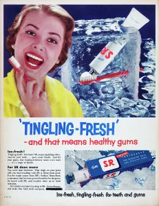 Vintage Toothpaste Ads Drucke: S.R. Toothpaste