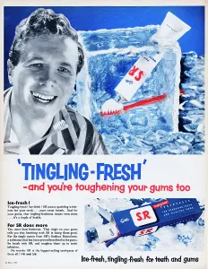 Classic American Advertisements Drucke: S.R. Toothpaste