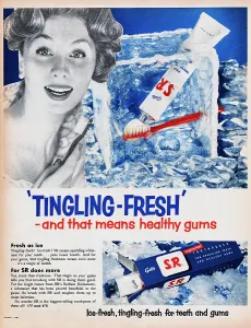 Vintage Toothpaste Advertisement Drucke: S.R. Toothpaste