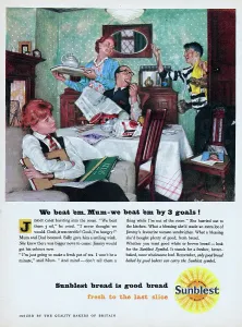 Vintage Family Moments Drucke: Sunblest Bread