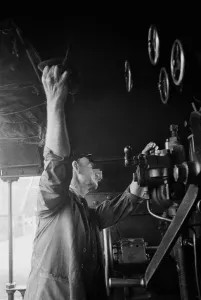 Steam Train Driver Drucke: Troop Train