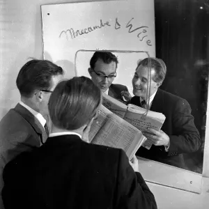 Classic British Comedy Duo Drucke: Writing On The Mirror
