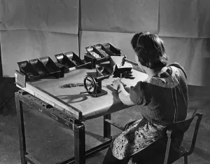Black And White Factory Photography Drucke: The Wrong Way