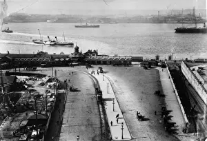 Old Liverpool Images Drucke: Pier head