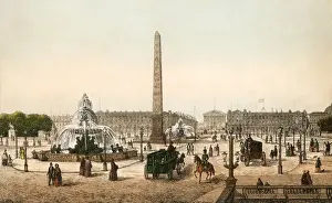 European Monument Photography Drucke: Place De La Concorde