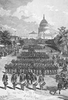 US History Prints Drucke: Post War Celebrations